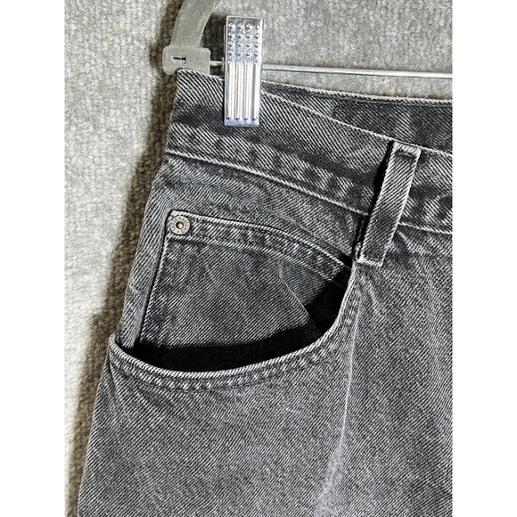Gitano High Waist Mom Jeans Womens Size 16 Short Relaxed‎ Fit Faded Black Denim - Picture 7 of 14
